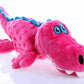 goDog Just For Me Gator w/Chew Guard Plush Dog Toy
