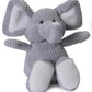 goDog Checkers Elephant w/Chew Guard Plush Dog Toy Large
