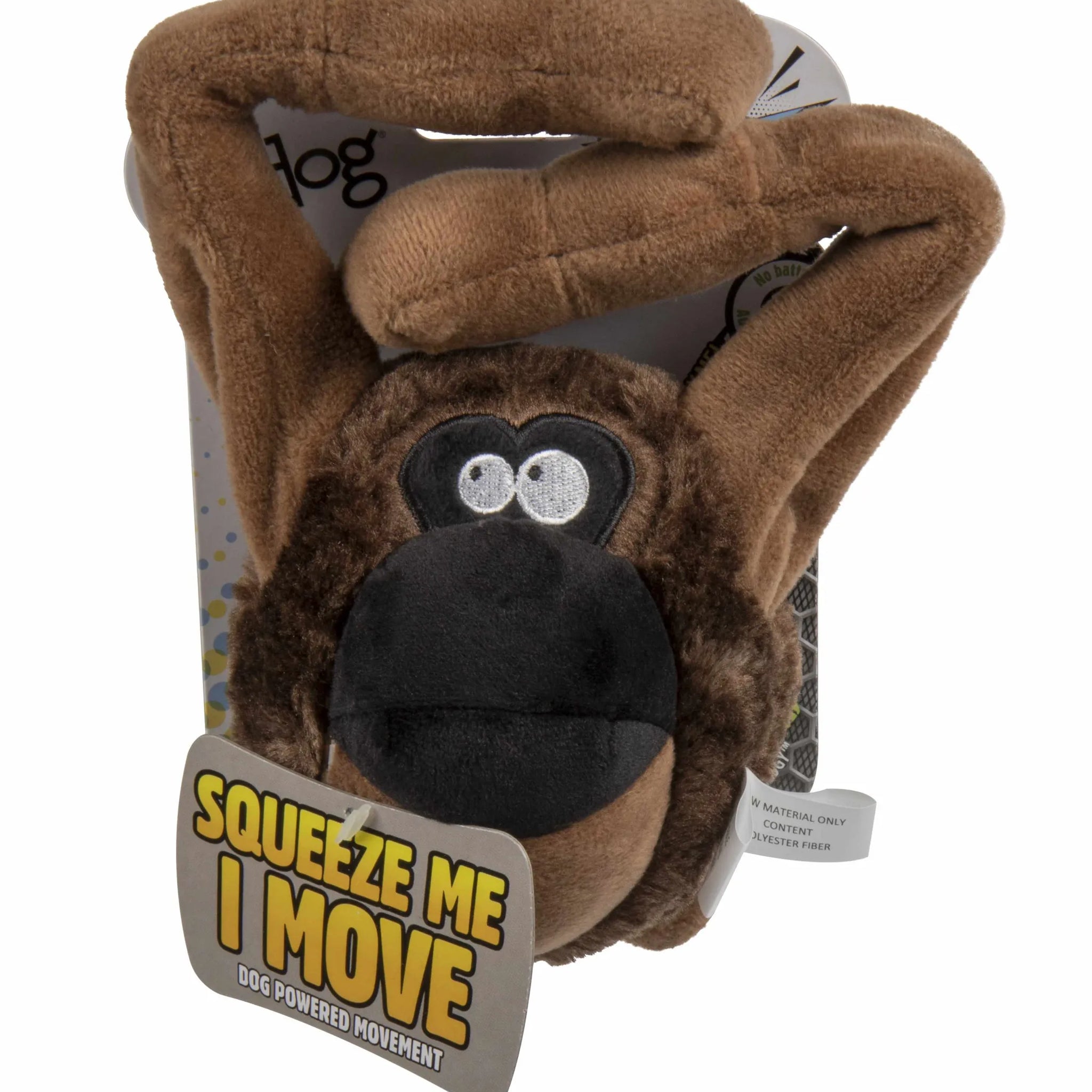 goDog Action Ape Plush Dog Toy