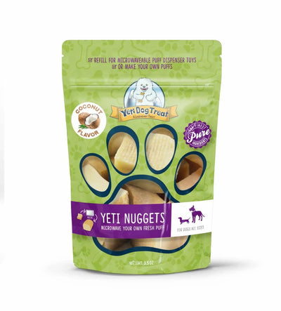 Yeti Dog Nuggets Coconut Flavored 6 pieces 3.5 oz - Pets Perfect
