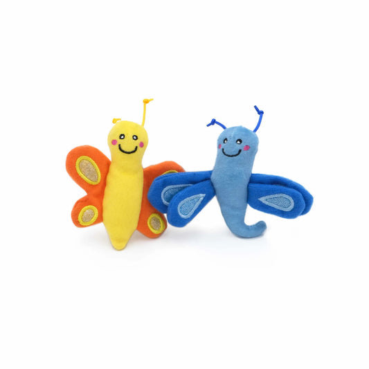 ZippyClaws(R) 2 - Pack - Butterfly and Dragonfly - Pets Perfect