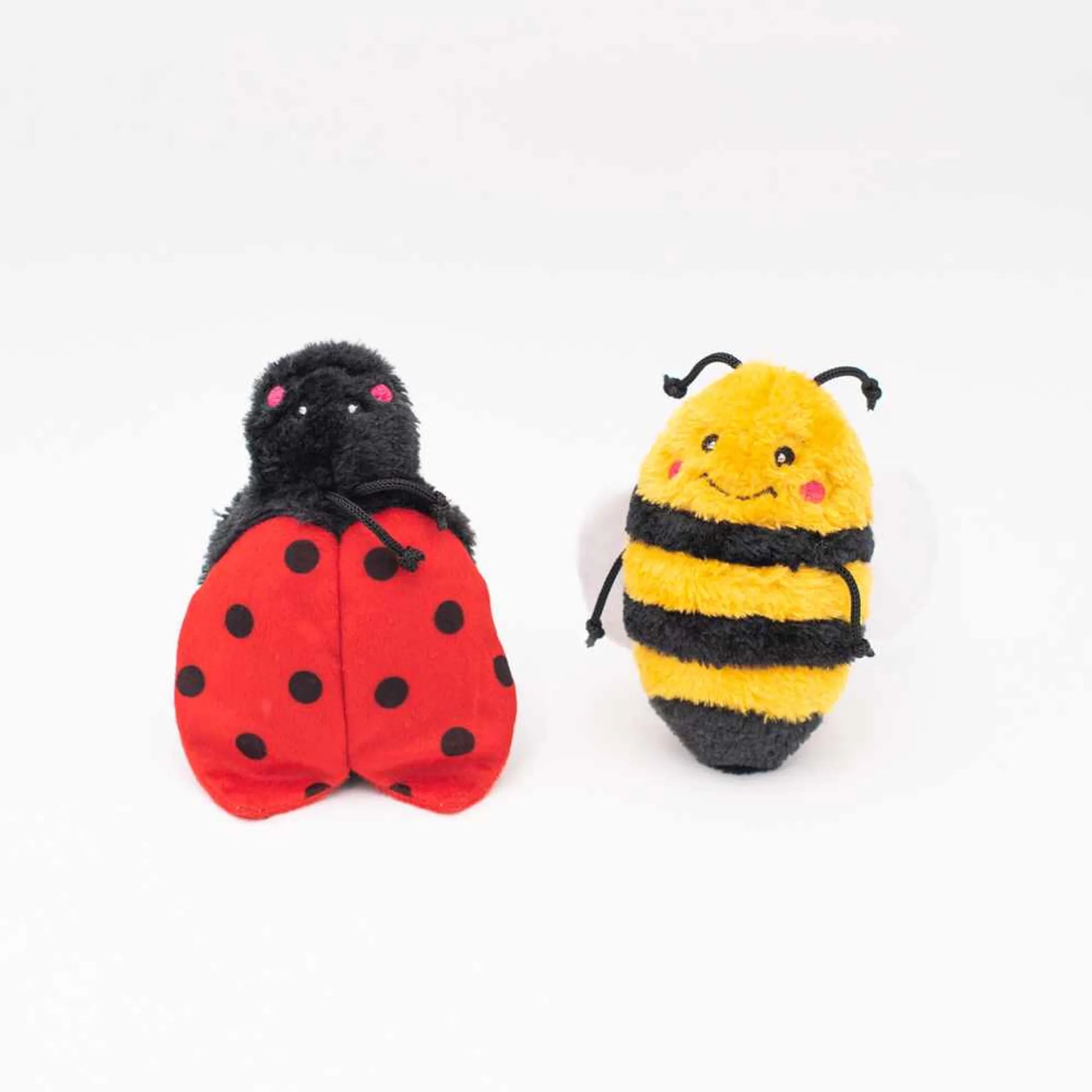 ZippyPaws Crinkle 2 - Pack Bee and Ladybug - Pets Perfect