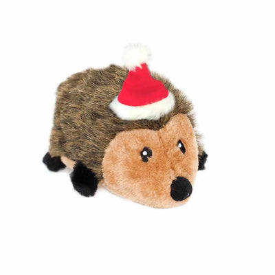 ZippyPaws Holiday Hedgehog Plush Dog Toy - Pets Perfect