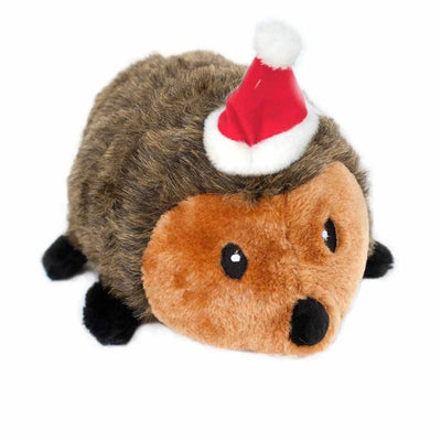ZippyPaws Holiday Hedgehog Plush Dog Toy - Pets Perfect