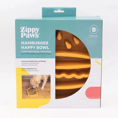 ZippyPaws Happy Bowls - Hamburger - Pets Perfect
