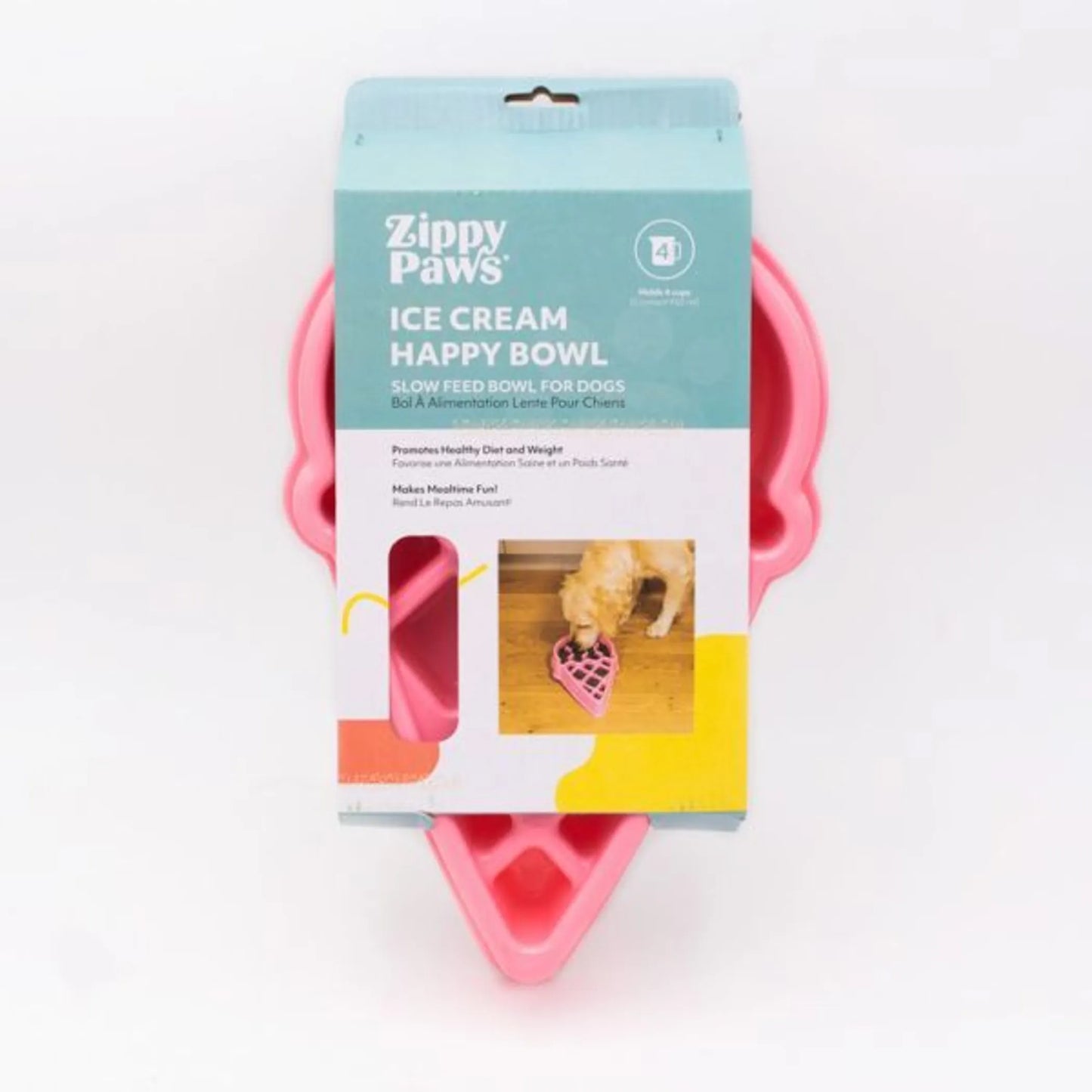 ZippyPaws SmartyPaws Puzzler Donut Slider | Interactive Dog Puzzle Feeder