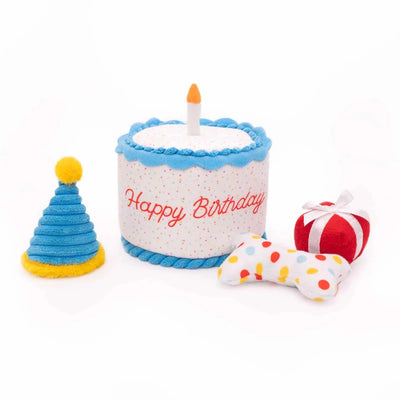 ZippyPaws Zippy Burrow - Birthday Cake - Pets Perfect