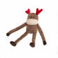 ZippyPaws Holiday Crinkle Reindeer Plush Dog Toy