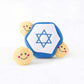 ZippyPaws Hanukkah Burrow Star of David Plush Dog Toy - Pets Perfect
