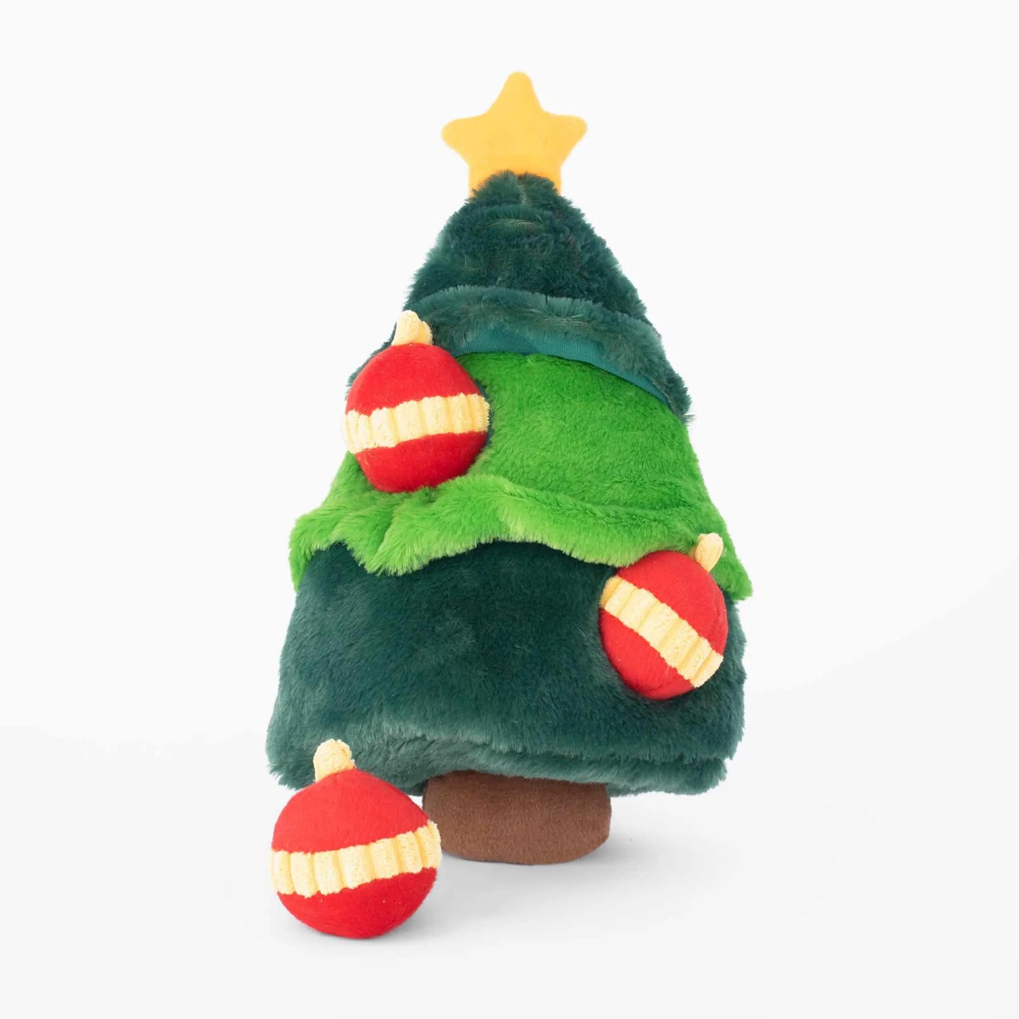 ZippyPaws Holiday Zippy Burrow Christmas Tree Plush Dog Toy - Pets Perfect