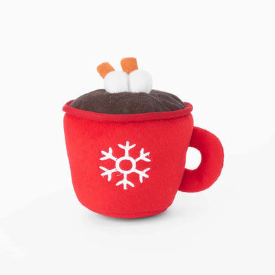 ZippyPaws Holiday Hot Cocoa Plush Dog Toy - Pets Perfect