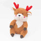 ZippyPaws Holiday Cheeky Chumz Reindeer Plush Dog Toy