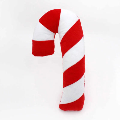 ZippyPaws Holiday Jigglerz Candy Cane Plush Dog Toy - Pets Perfect