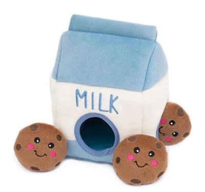 ZippyPaws Burrow Milk and Cookies - Pets Perfect