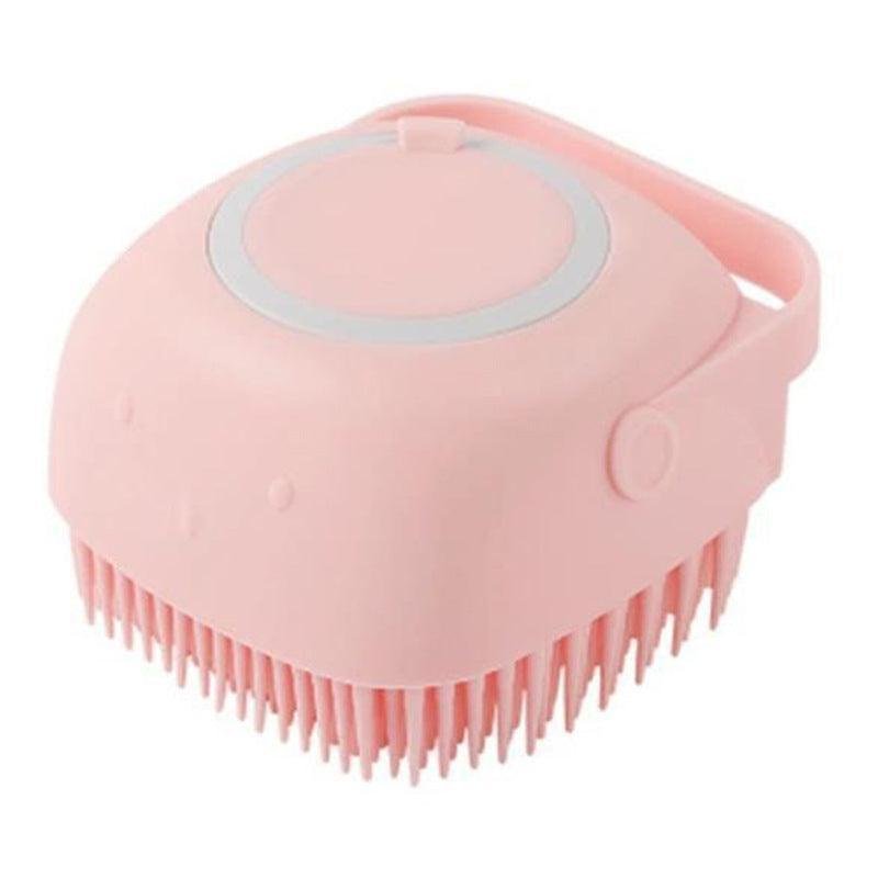 Silicone Pet Grooming Bath Brush - Massage Brush for Dogs & Cats - Pets Perfect