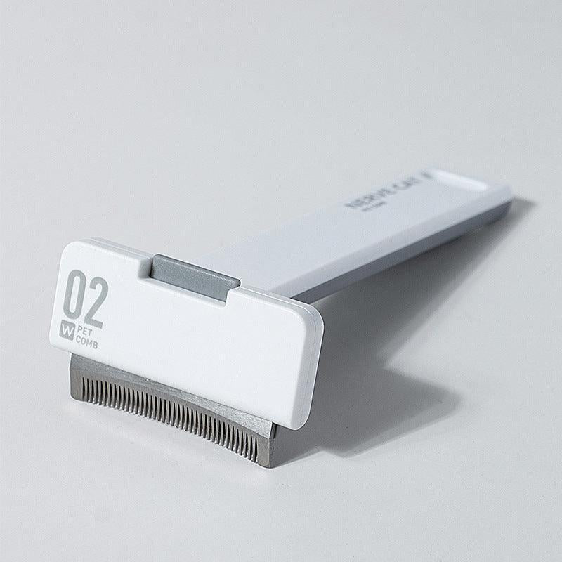 Fur - Free Fido Dog Deshedding Brush - Stainless Steel, 2 Head Styles, 3 Sizes - Pets Perfect