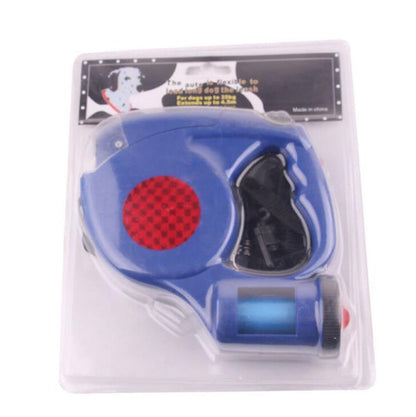3 - In - 1 Illuminated Dog Leash With Retractable Garbage Bag - Pets Perfect