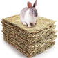 3 Pack Natural Wood Rabbit Bunny Mat Toy Bed For Small Animals Like Guinea Pig And Parrot - Durable And Cozy Straw Mat Set - Pets Perfect