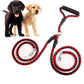 Ultimate Dual - Handle Dog Walking Leash - Premium Quality, Reflective Rope For Optimal Safety - Pets Perfect
