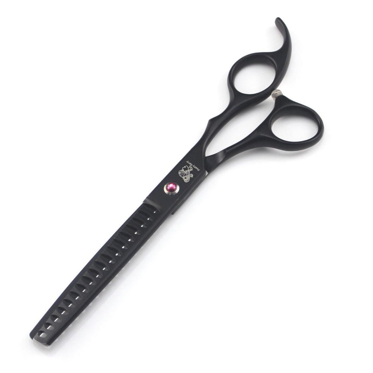 Dog Hugs Cat Professional Dog Grooming Scissors Set - 7.0" 4 - Piece Stainless Steel Kit - Pets Perfect