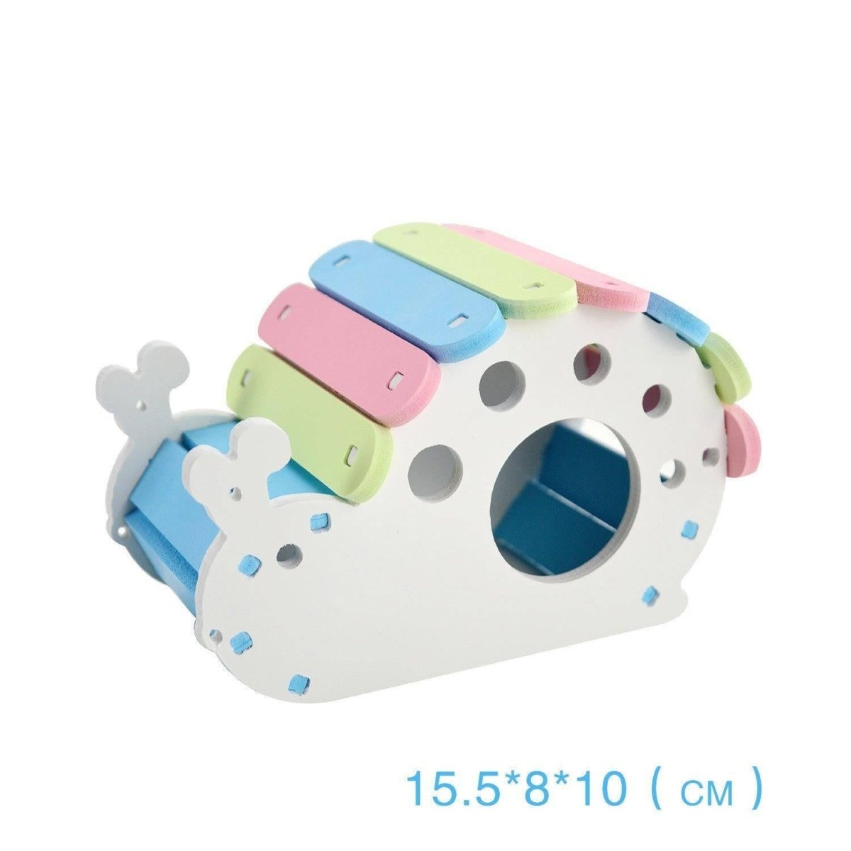 Colorful Hamster House & Playground with Ladder - Pets Perfect