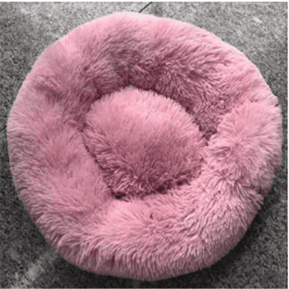 Luxuriously Cozy Round Plush Cat Mattress - Pets Perfect