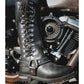 12000.17 - Ladies Motorcycle Biker Leather Boots - Pets Perfect