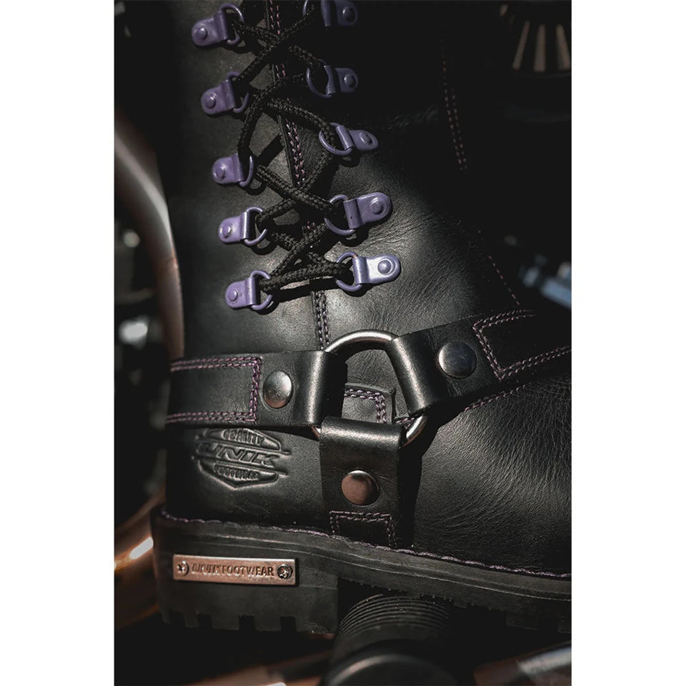 12000.17 -Ladies Motorcycle Biker Leather Boots, view 17