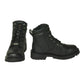 12002.00 - Ladies Motorcycle Biker Leather Boots - Pets Perfect