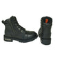 12002.00 - Ladies Motorcycle Biker Leather Boots - Pets Perfect