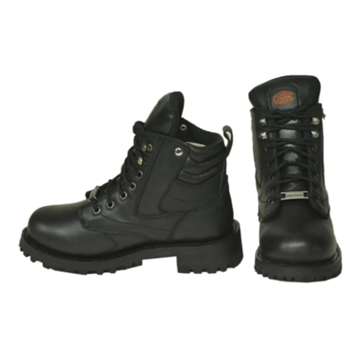 12003.00 - Ladies Motorcycle Biker Leather Boots - Pets Perfect