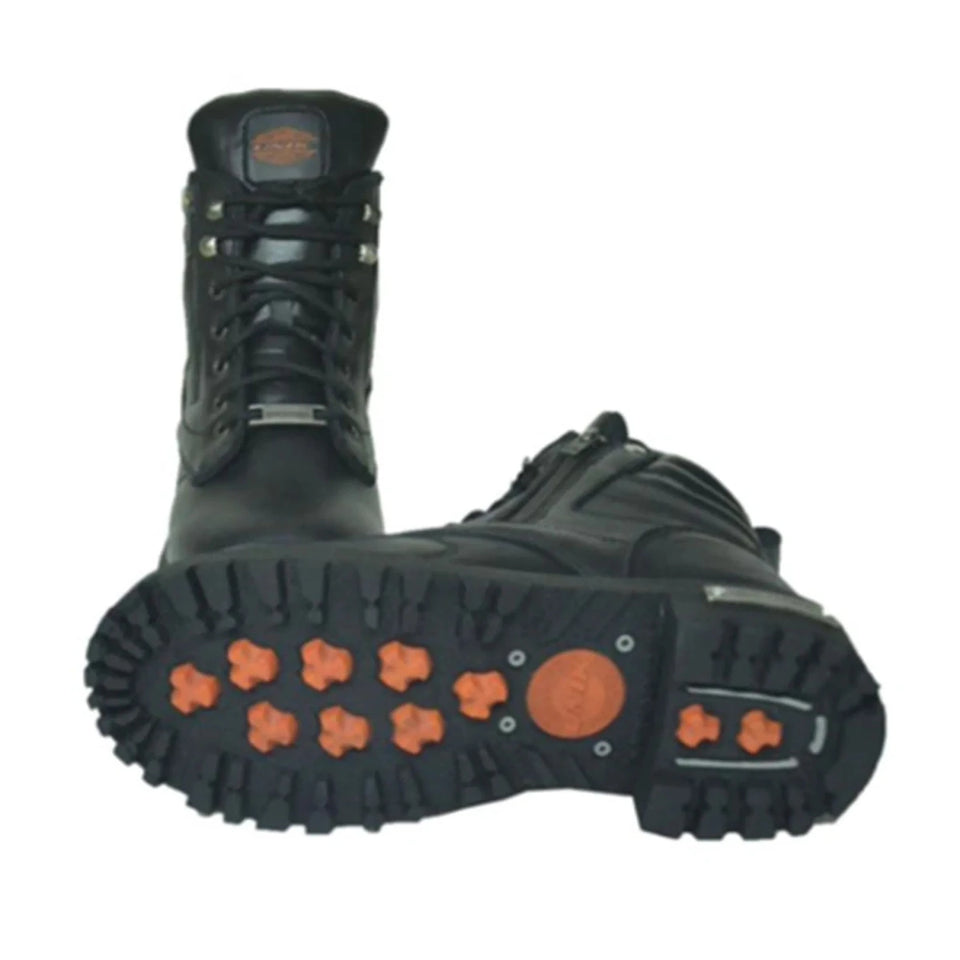 Ladies Motorcycle Biker Leather Boots, view 3