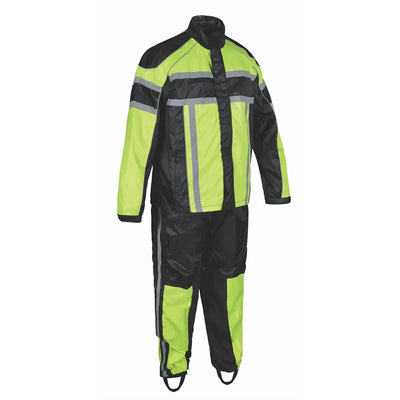 2714.11 - Mens Green Textile Rainsuit