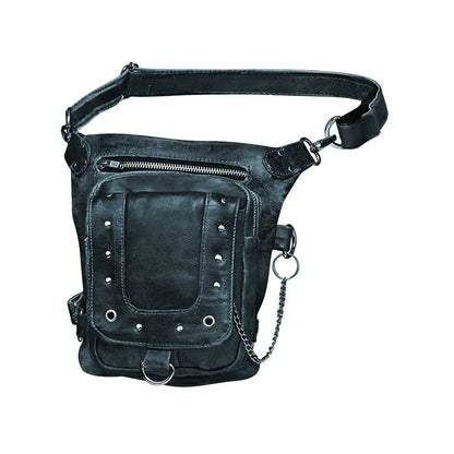 5735.GY - Ladies Leather Thigh Bag
