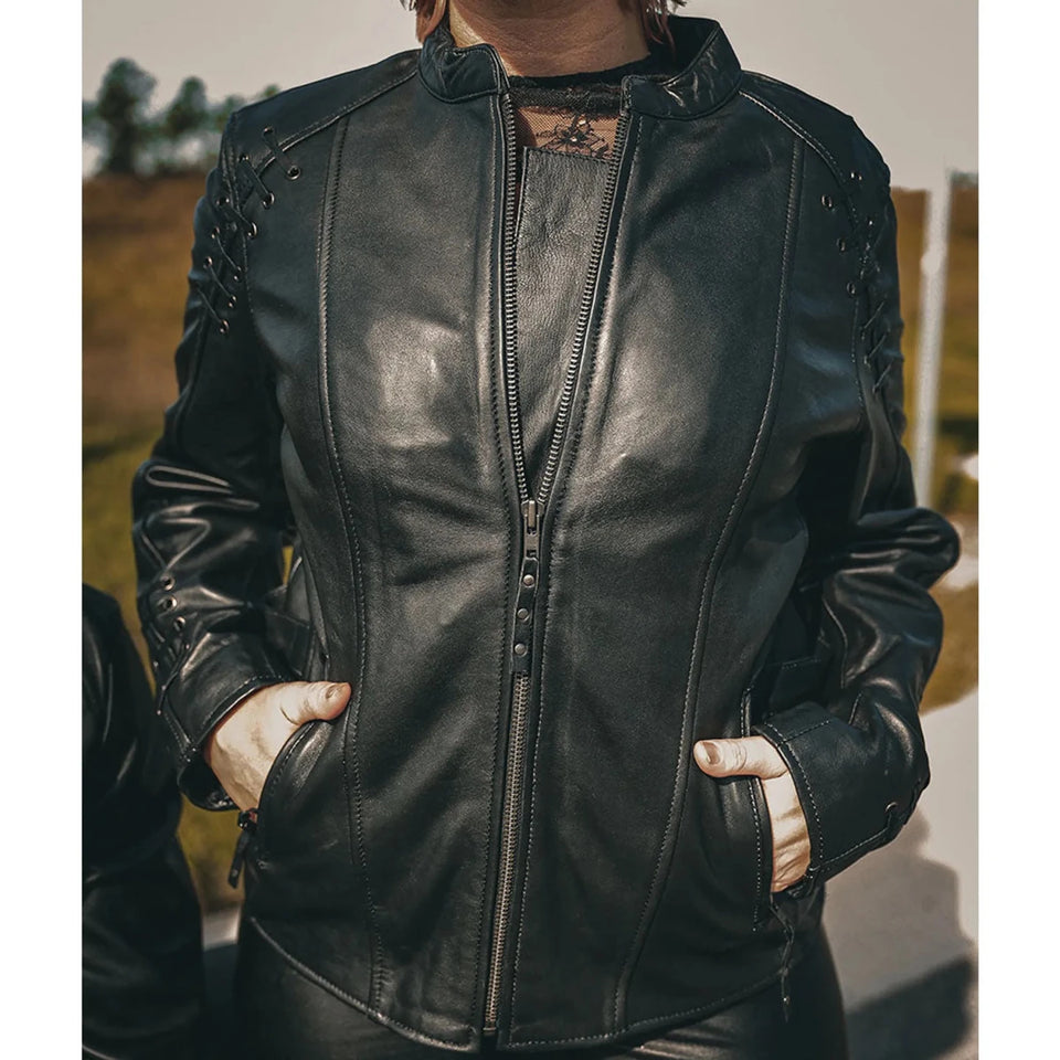 6564.00 - Ladies Premium Leather Jacket, view 13