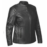 6824.RF - Ladies Premium Leather Jacket - Pets Perfect