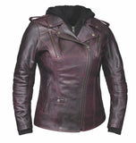6841.17 - Ladies 3 - in - 1 Leather Jacket - Pets Perfect