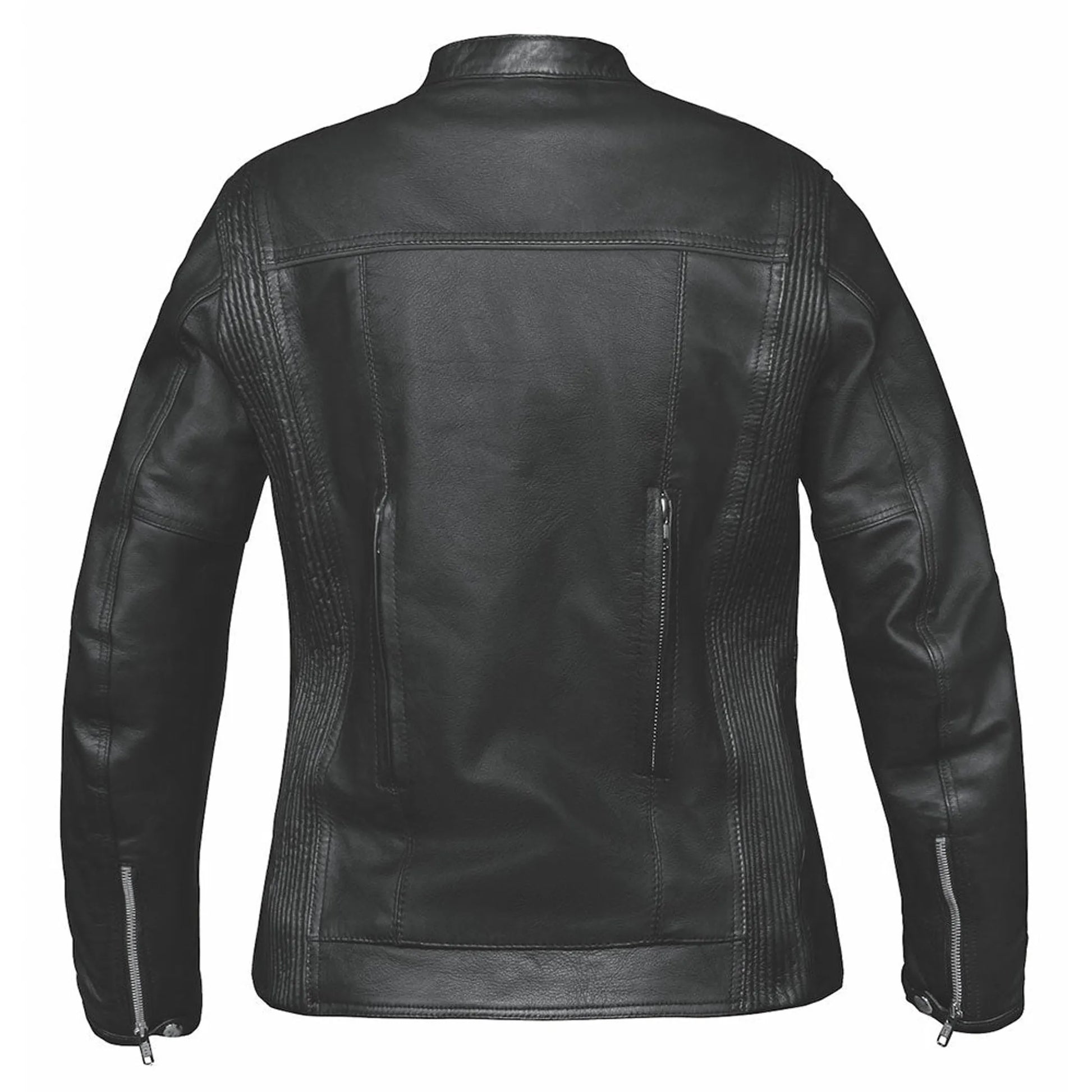 6843.00 - Ladies Spandex Leather Jacket - Pets Perfect