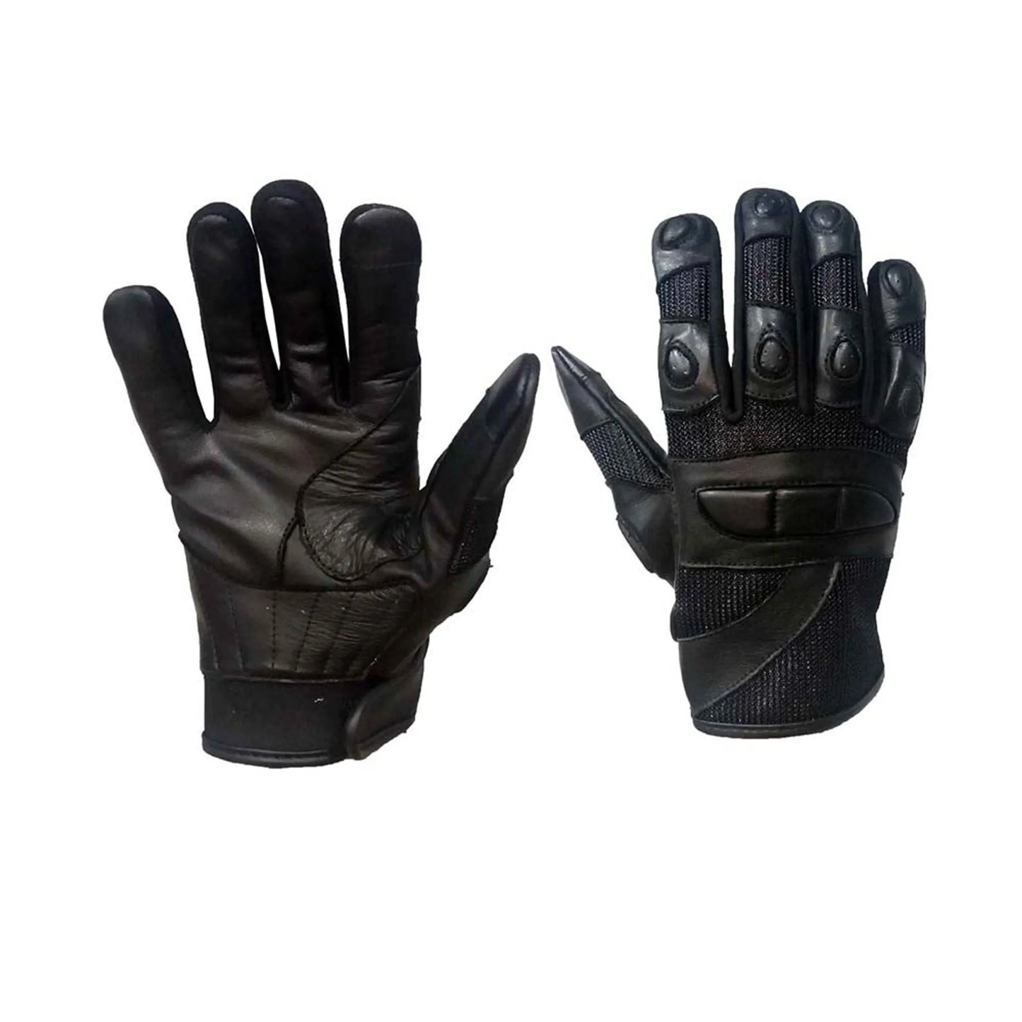 8198.00 - Ladies Full Finger Gloves black protective gloves with reinforced knuckles and durable material for outdoor use