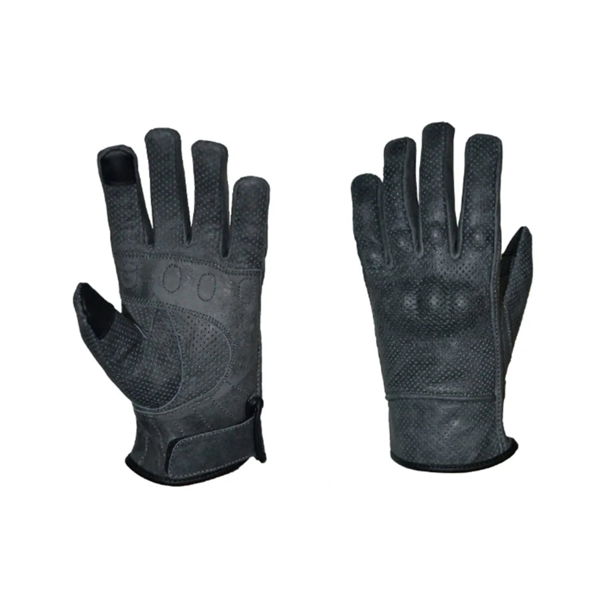 8410.00 - Ladies Full Finger Gloves in black with textured grip, designed for comfort and durability.