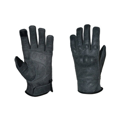 8410.00 - Ladies Full Finger Gloves in black with textured grip and adjustable wrist strap for secure fit and comfort