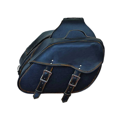 9350.ZP - Leather Saddle Bag, 1