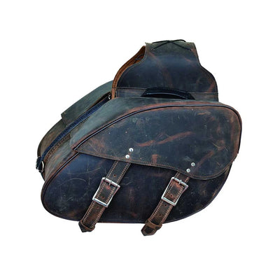 9352.ZP - Leather Saddle Bag, 1
