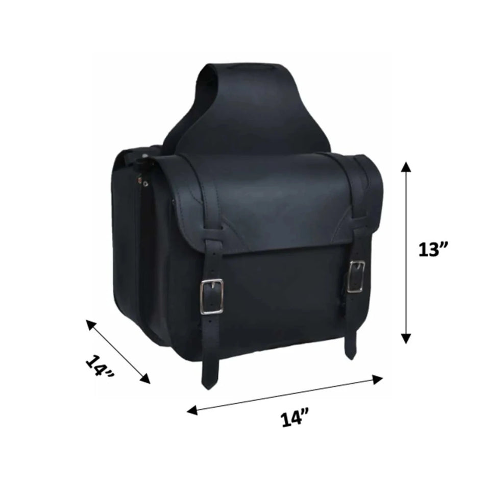 9572.00 - Leather Saddle Bag, view 4