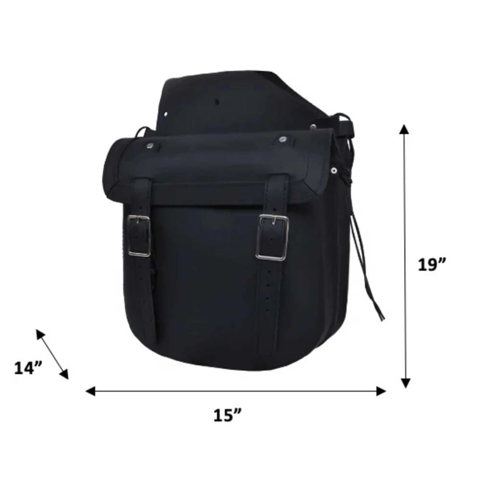 9573.00 - Leather Saddler Bag, view 4