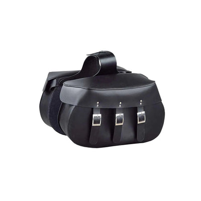 9575.00 - Leather Saddle Bag, Black/1