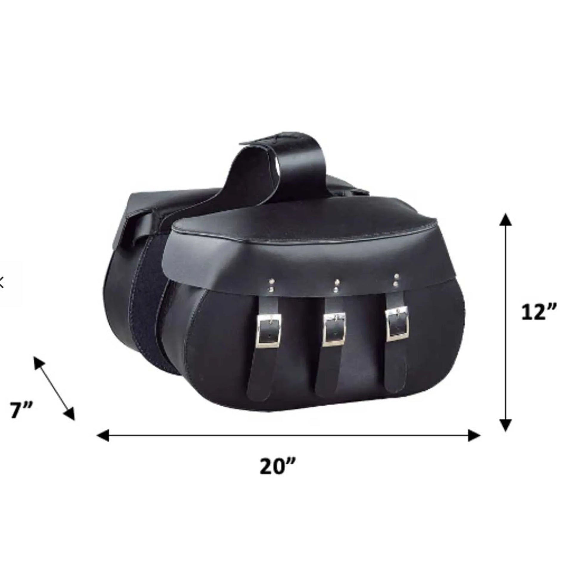 9575.00 - Leather Saddle Bag - Pets Perfect