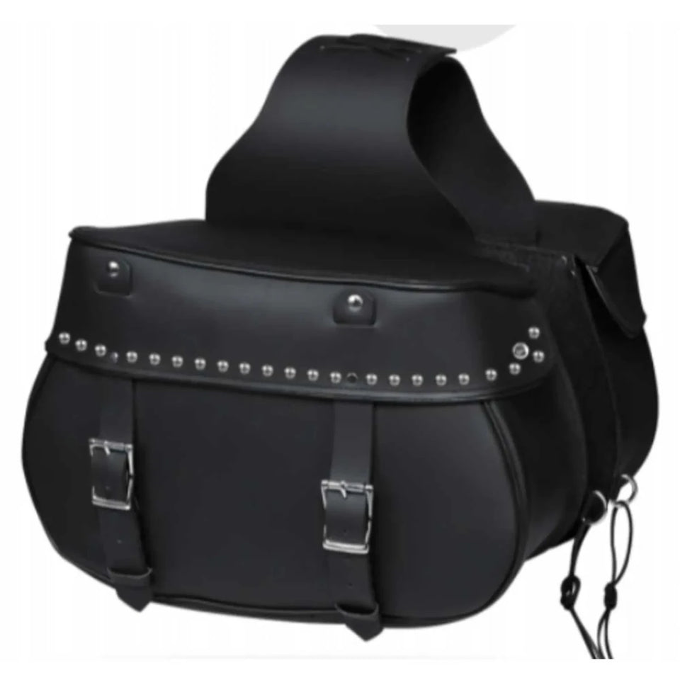9579.SD - Leather Saddle Bag, view 2