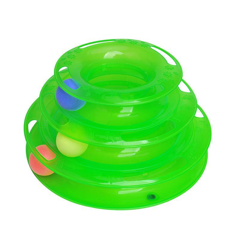 Interactive Cat Ball Tower Tracks Toy - Fun And Engaging Playtime For Your Feline Friend - Pets Perfect