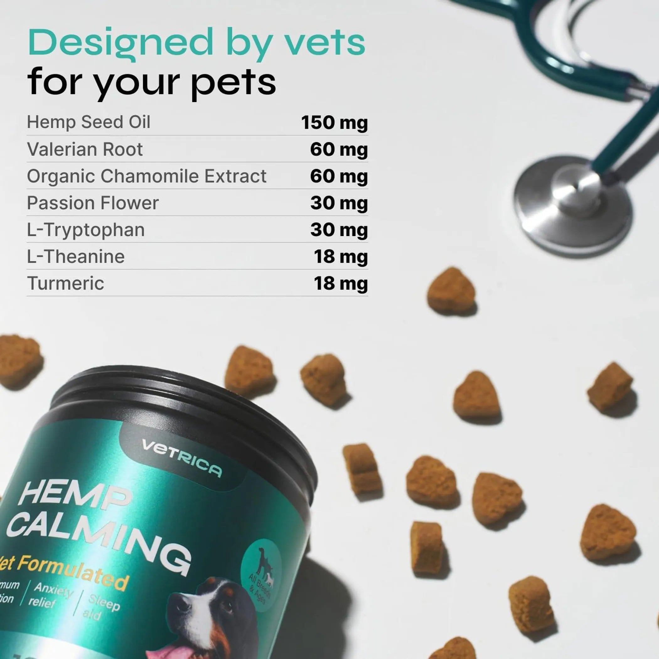 Calming Chews for Dogs Anxiety Relief